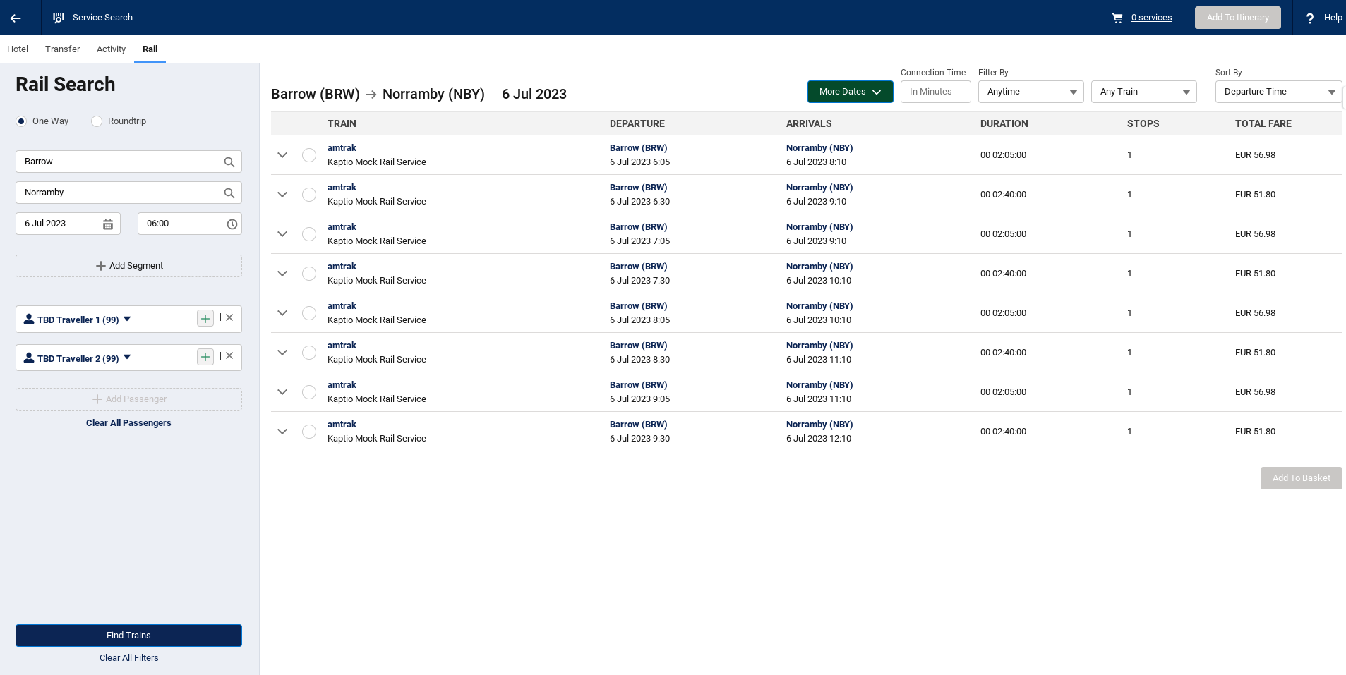 Rail Service Search 1