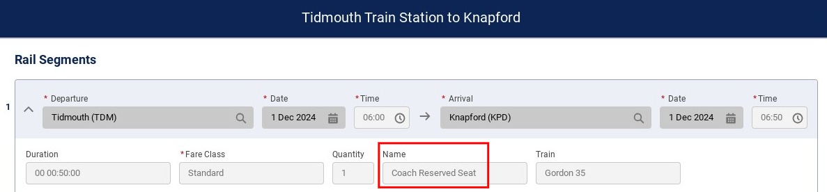 start time info
