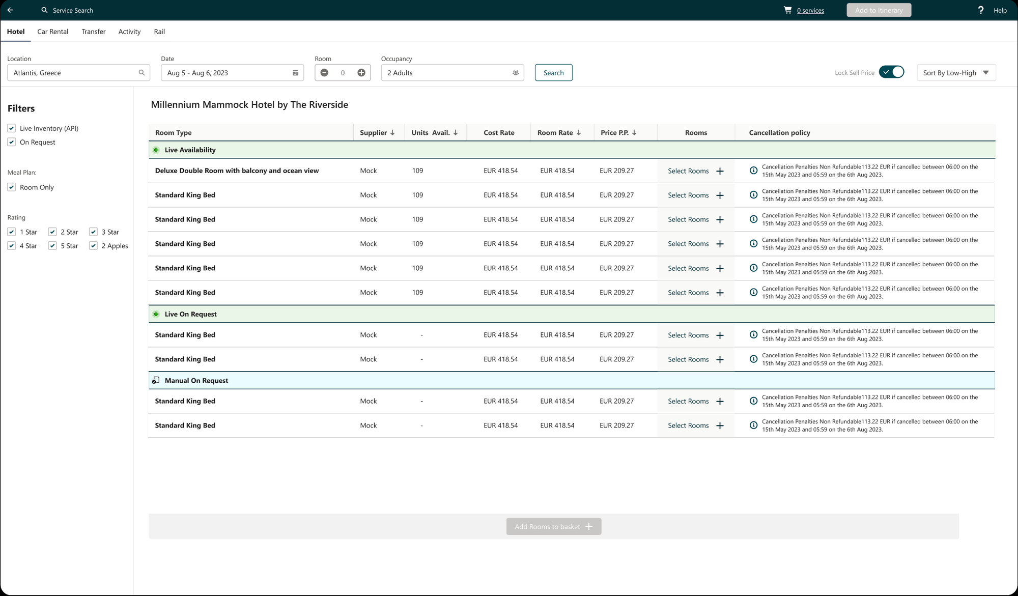 service search improvements