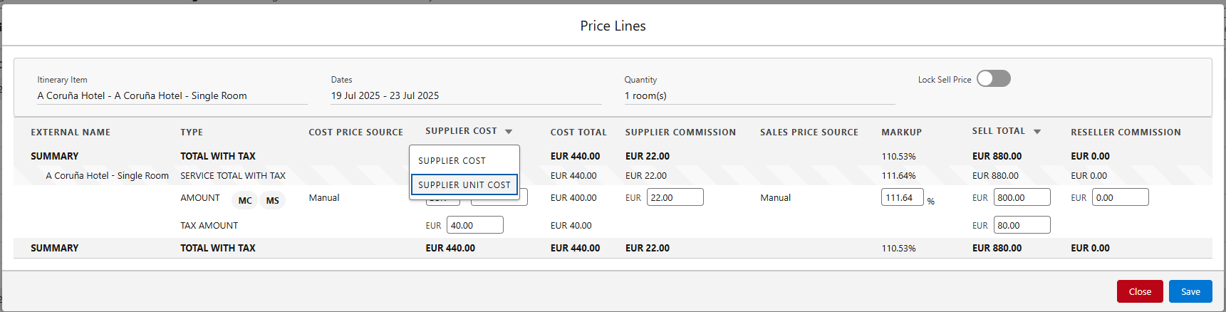 unit cost pricing 5